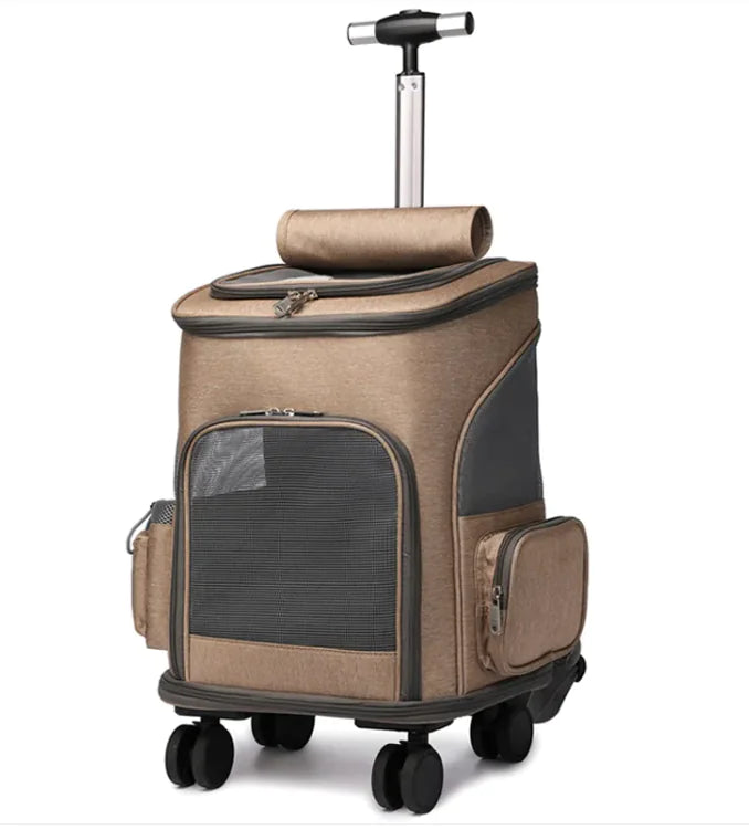 Portable Folding Pet Trolley Backpack