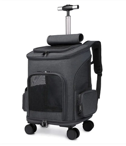 Portable Folding Pet Trolley Backpack