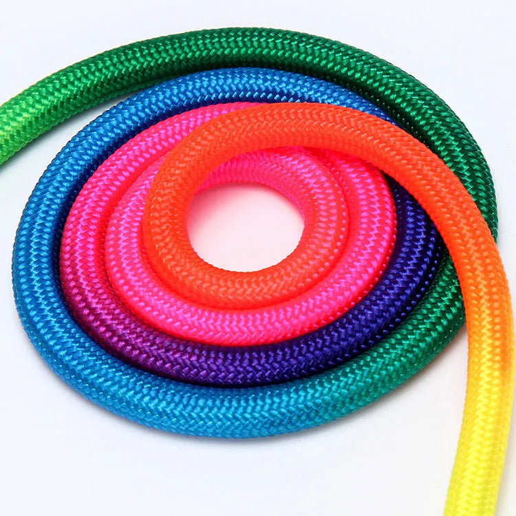 Colorful Nylon Round Hand Holding Dog Rope Pets Supplies