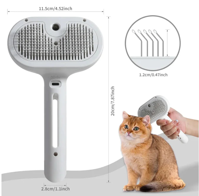 Pet Hair Removal Spray Brush